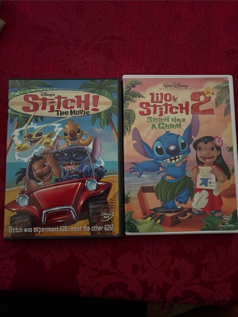 Disney Lilo & Stitch DVD Set - stitch the movie and lilo and stitch 2